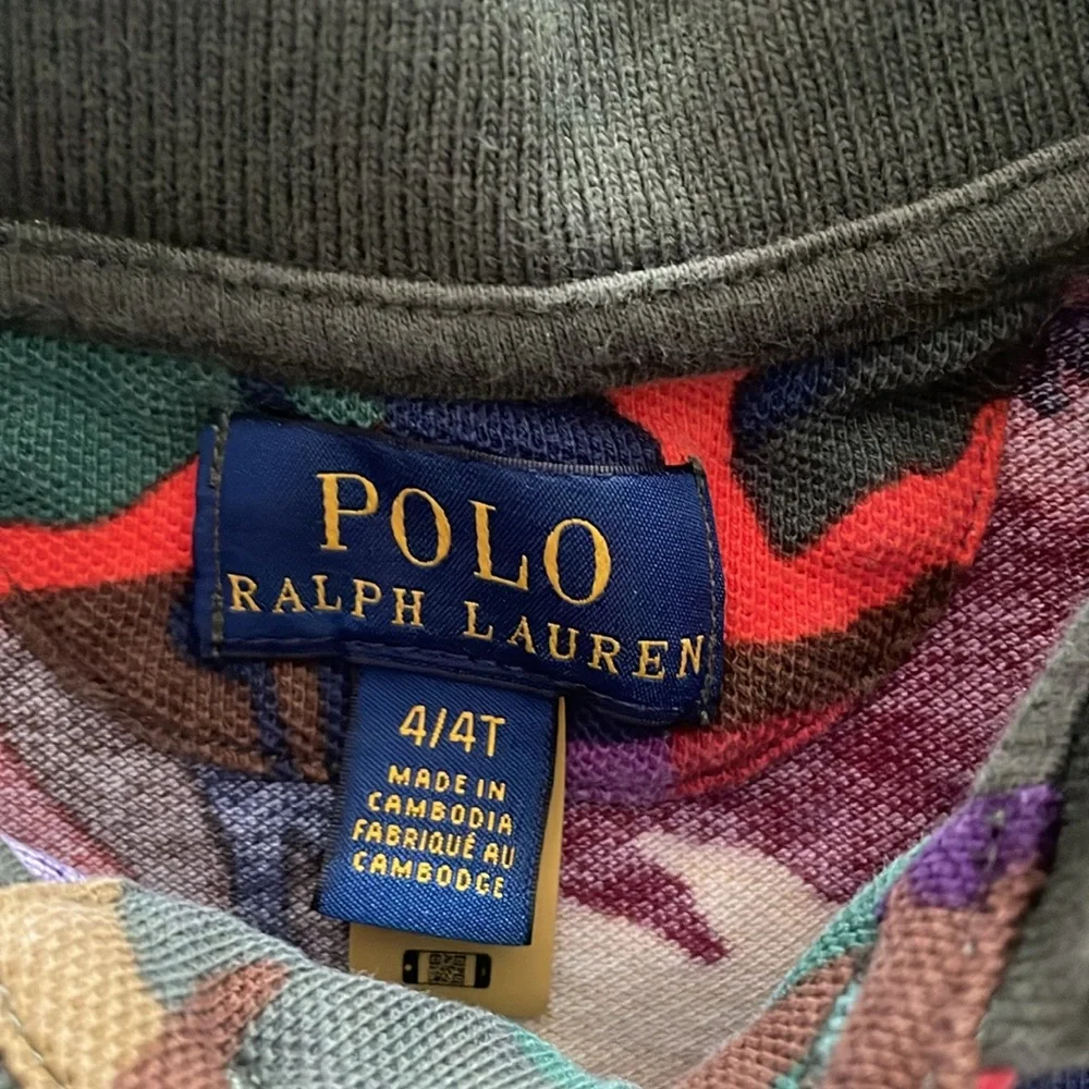 Polo Ralph Lauren polo shirt cotton age 4 boys preppy boys party